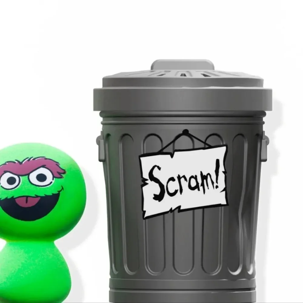 Wet-N-Wild X Sesame Street I Love Trash No Scram Makeup Sponge‎ & Case Set
